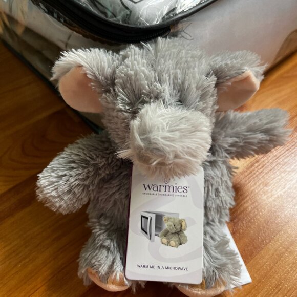 Warmies Elephant Plush – Microwavable Stuffed Animal, NWT - Picture 1 of 2